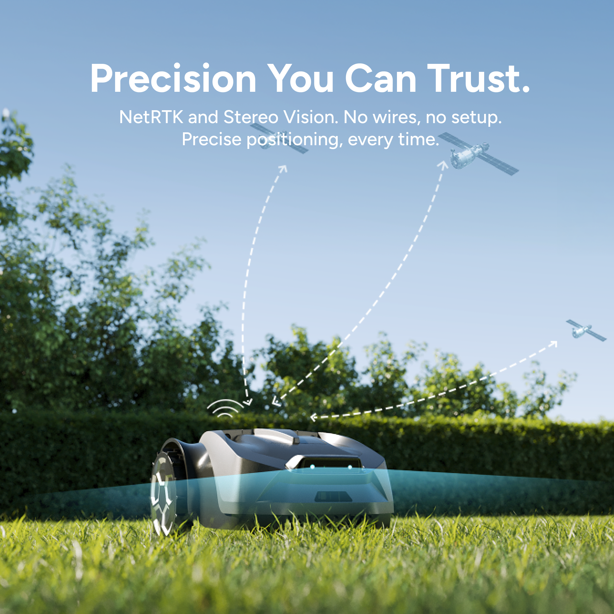 iGarden Robotic Lawn Mower R Series NetRTK and Stereo Vision
