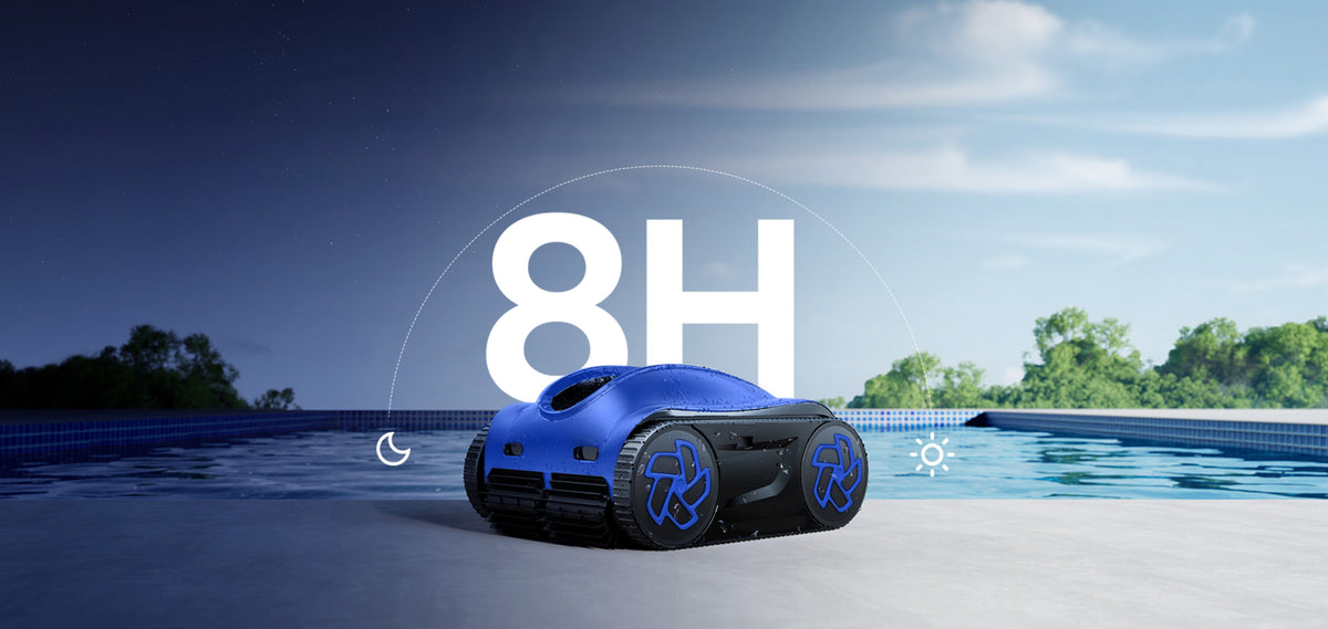 Longer Runtime. Fewer Interruptions. up to 8 hours runtime