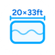 For Pools up to 20*33ft