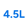 4,5 l, zweischichtig
Filtration
