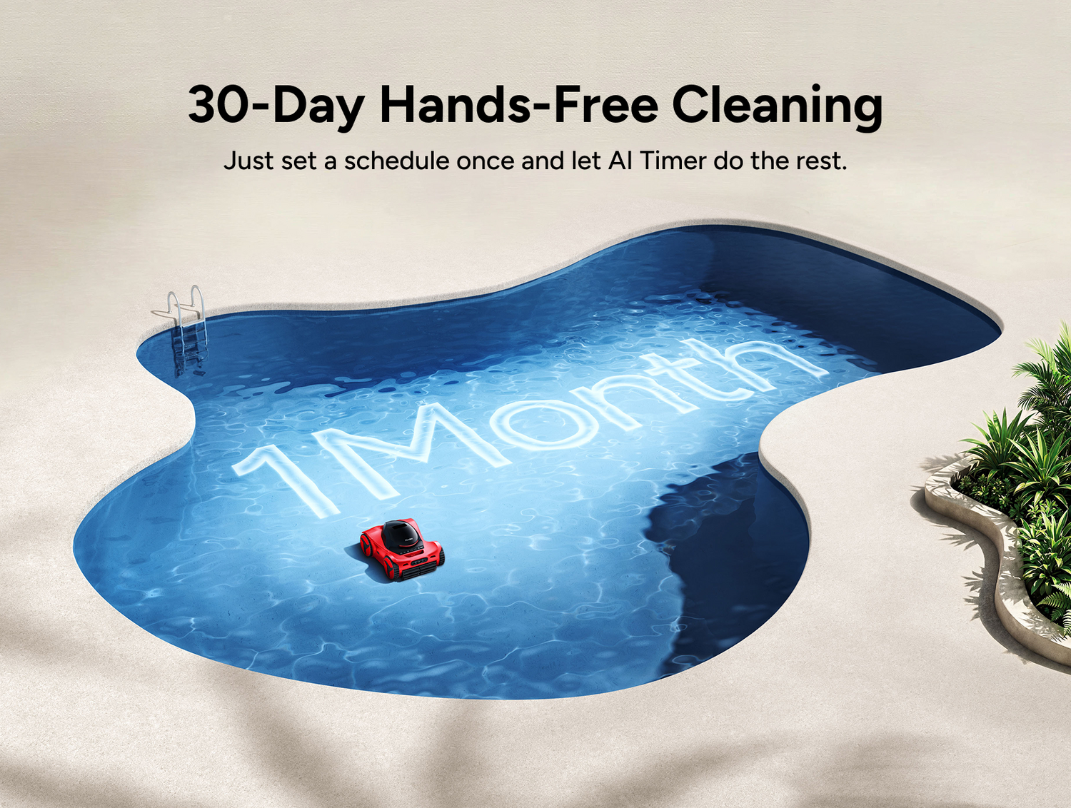 iGarden Robotic Pool Cleaner M1-AI Series