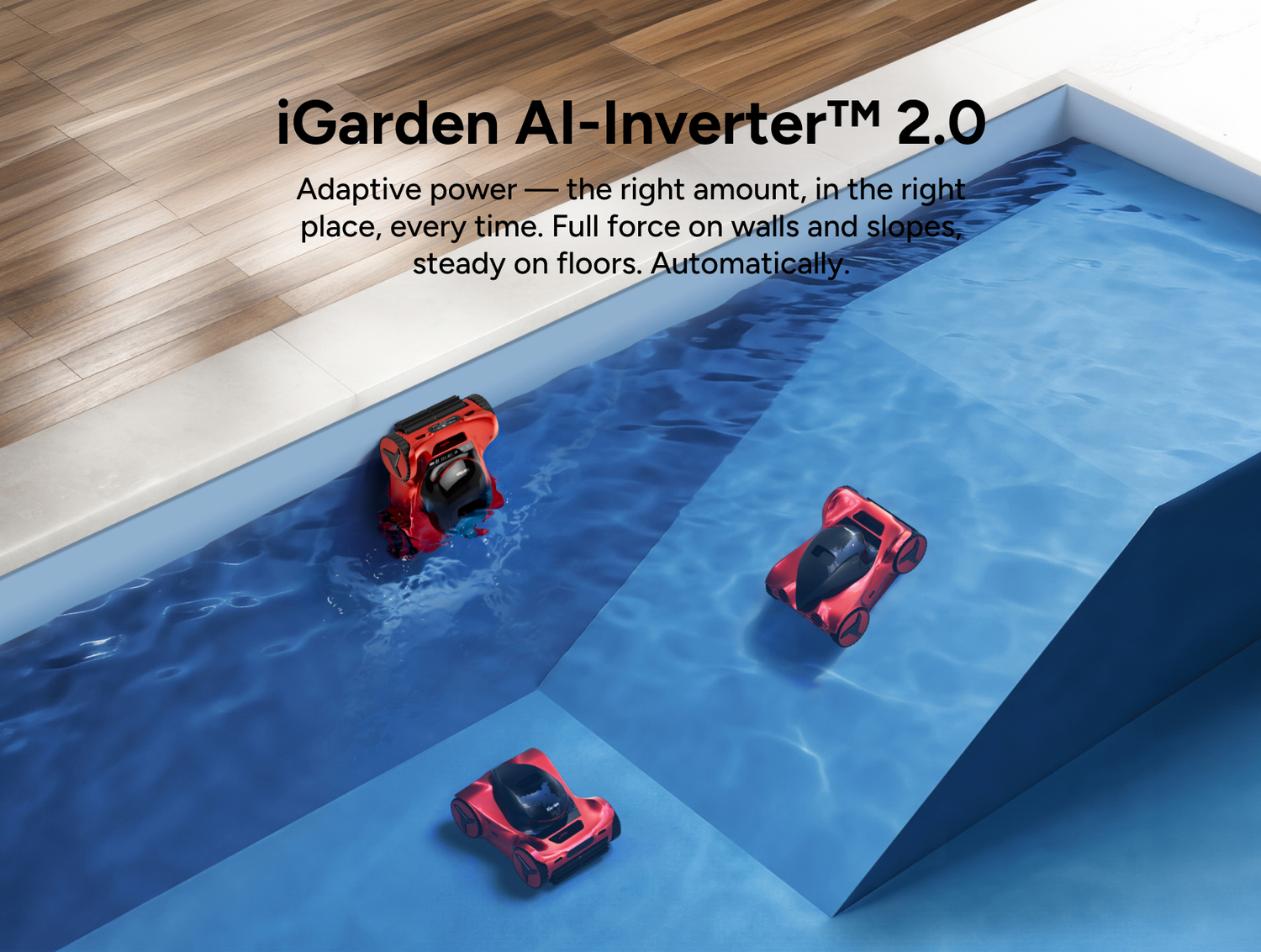 iGarden Robotic Pool Cleaner M1-AI Series