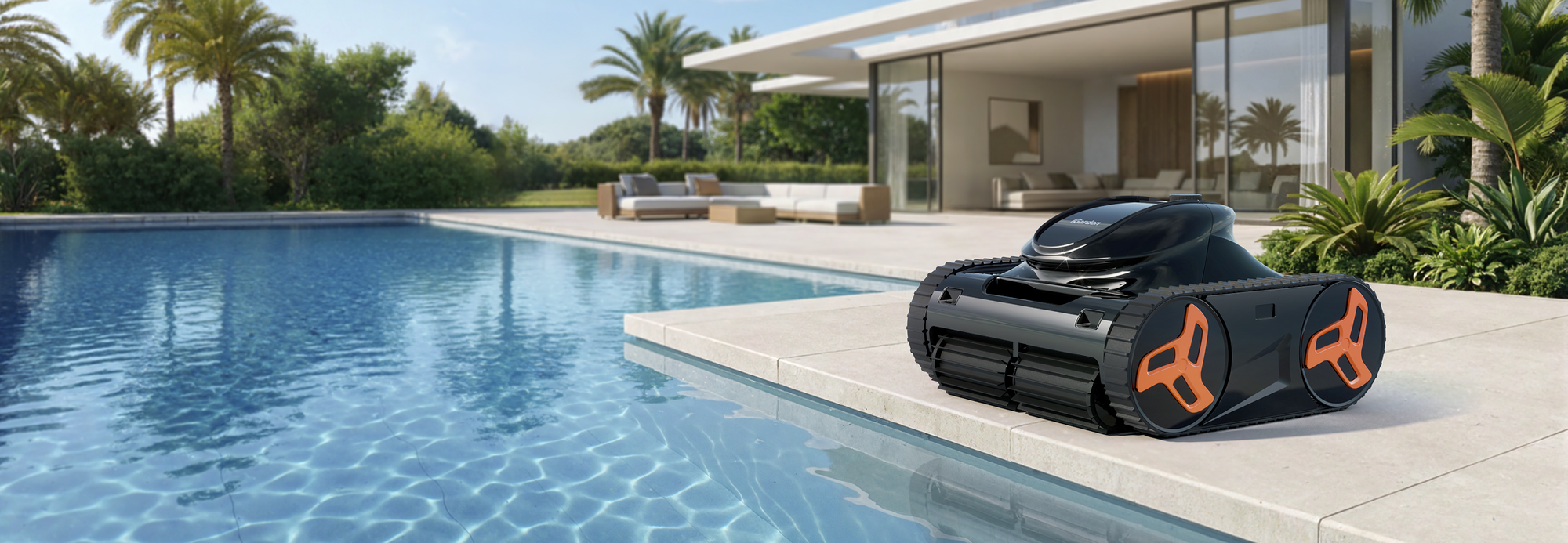 Robot nettoyeur de piscine iGarden série KN